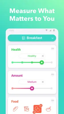 Nutrilio Food Tracker & Water android App screenshot 6